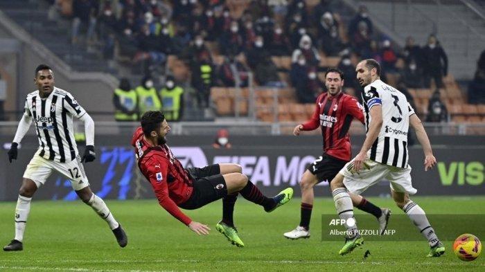 AC Milan Vs Juventus Berakhir Skor Imbang